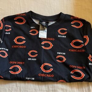 Chicago Bears Navy Blue Long Sleeve Thermal Shirt Youth Small 8